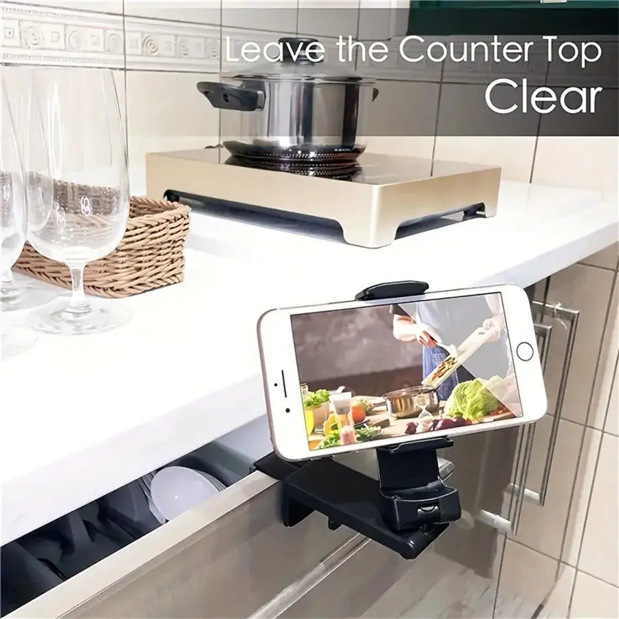 1 Count Universal 360-Degree Rotatable Multi-Angle Adjustable Phone Stand, Phone Holders, Cell Phone Swivel Mount, Phone Accessories for Flights, Travel and Business Trips #GLOBAL PICKS