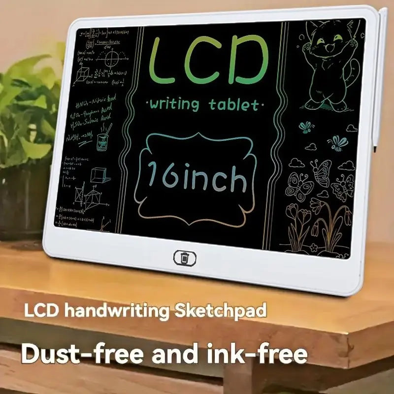 Large LCD Writing Tablet (11/13/16-Inch) - Erasable Electronic Drawing Board for Teens and Adults, Portable Sketchpad for Home, Office, and School, Ideal Digital Writing and Graphics Drawing Tablet, Perfect Back-to-School and Holiday Gift
