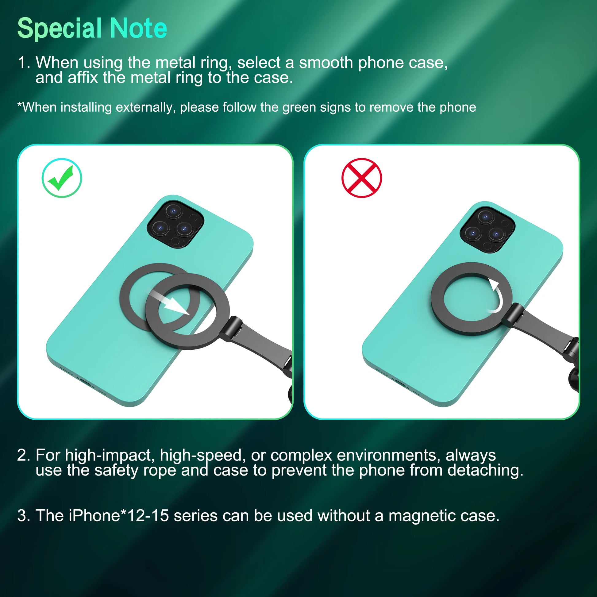 Magnetic Phone Neck Mount - Silicone-Steel Alloy Hands-Free Holder with Plug, Landscape-Ready Pov/Vlog Chest Strap for Iphone 17/16/15/14, Android Smartphones