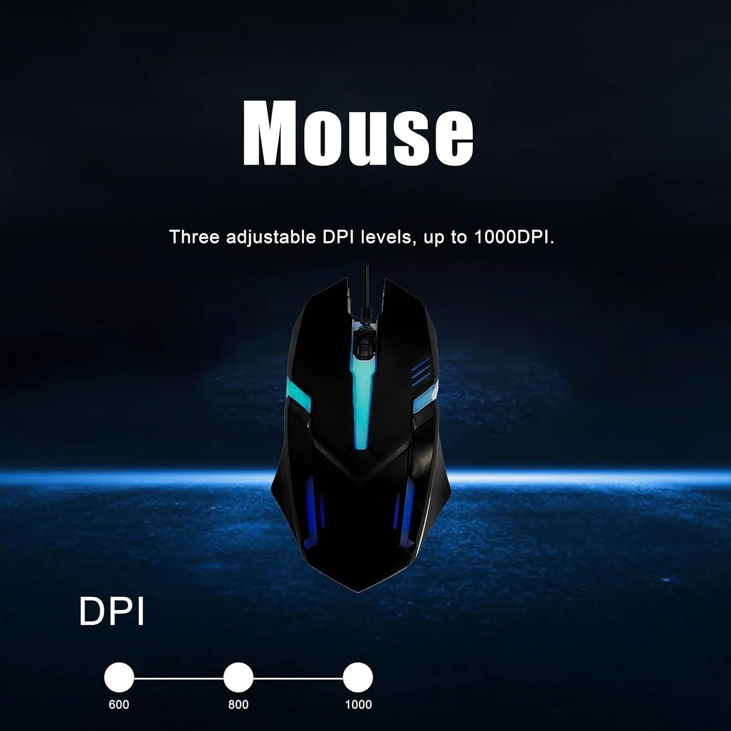 Mobile Gaming Keyboard and Mouse Adapter with One-Handed RGB Backlit Keyboard, Wired Gaming Mouse, and Mouse Pad - Ideal for PUBG Mobile and FPS Games - Ergonomic Wrist Support and Integrated Gaming Console for Enhanced Player Experience