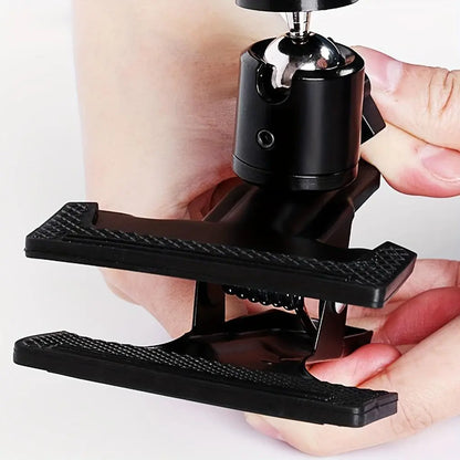 Adjustable Guitar Head Clamp, 360 ​​Degree Rotating Guitar Phone Holder, Portable Durable Creative & Efficient Music Accessory, Electric Guitar