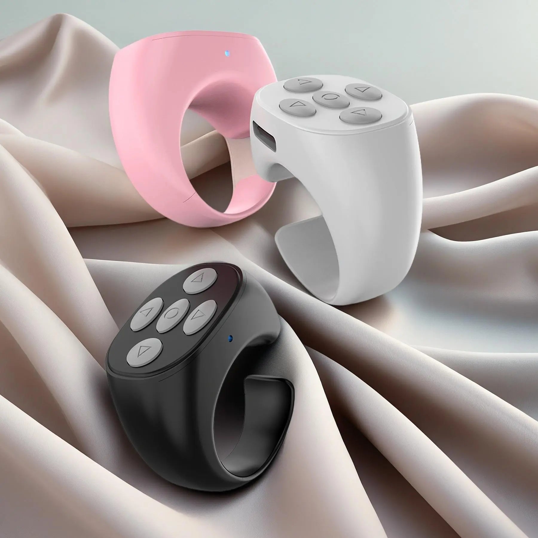 Wireless Remote Control Ring: Versatile Selfie Video Controller and Automatic Page Turner for Mobile Applications