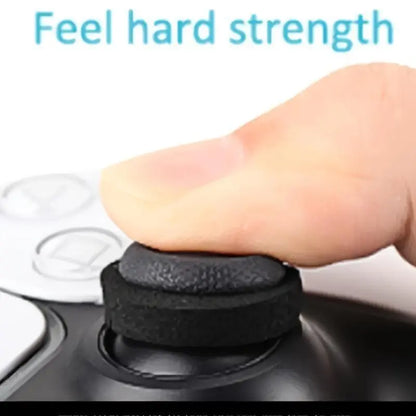 Precision Rings Thumbstick Aim Enhancement Kit for PlayStation 5 Controllers | Purple-Black Silicone Rubber Thumbsticks | 6-Piece Joystick Precision Rings for FPS Gaming