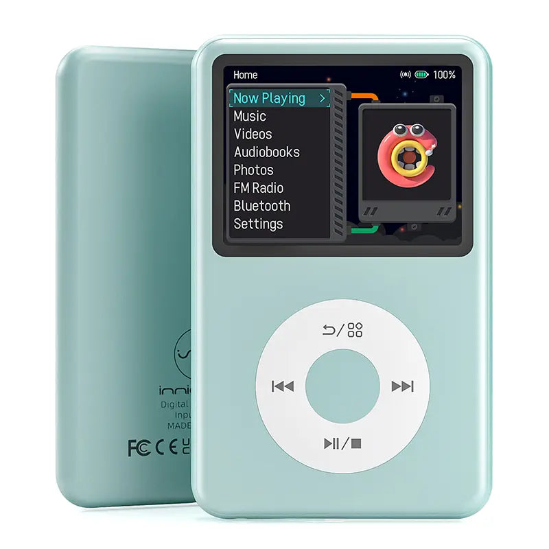 Innioasis Y1 Retro MP3 Player with Bluetooth - 2000s Digital Music & Video Player, 2.4" Display, Hi-Fi Sound, Portable Music Player for Daily Use