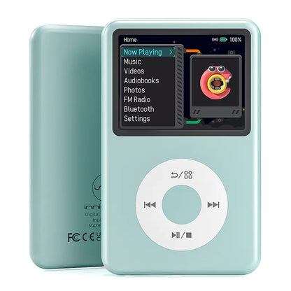 Innioasis Y1 Retro MP3 Player with Bluetooth - 2000s Digital Music & Video Player, 2.4" Display, Hi-Fi Sound, Portable Music Player for Daily Use