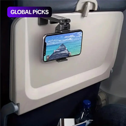 1 Count Universal 360-Degree Rotatable Multi-Angle Adjustable Phone Stand, Phone Holders, Cell Phone Swivel Mount, Phone Accessories for Flights, Travel and Business Trips #GLOBAL PICKS