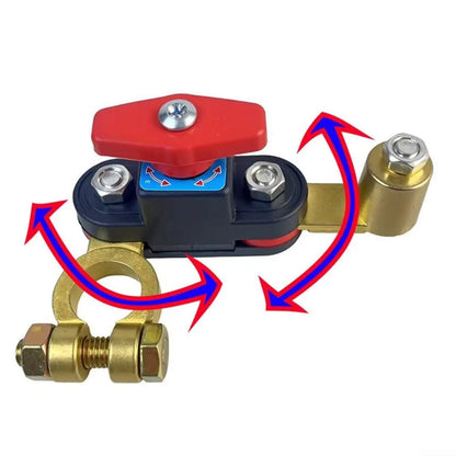 Car Battery Power Cut-Off Switch Breaker - High Conductivity Pure Copper Disconnect Switch for Vehicles, Boats, and RVs