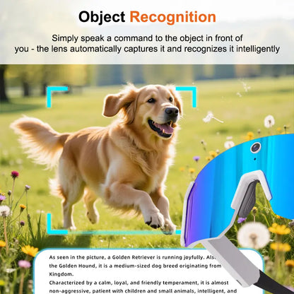 Smart Sports Glasses with 8MP Camera, 2K Photo/1200P Video Recording Wearable Glasses, IP54 Waterproof Multifunctional Wireless Audio Bluetooth Glasses with Headphone, Outdoor Sports Polarized Sunglasses with AI Voice Assistant, UV Protection Eyeglass