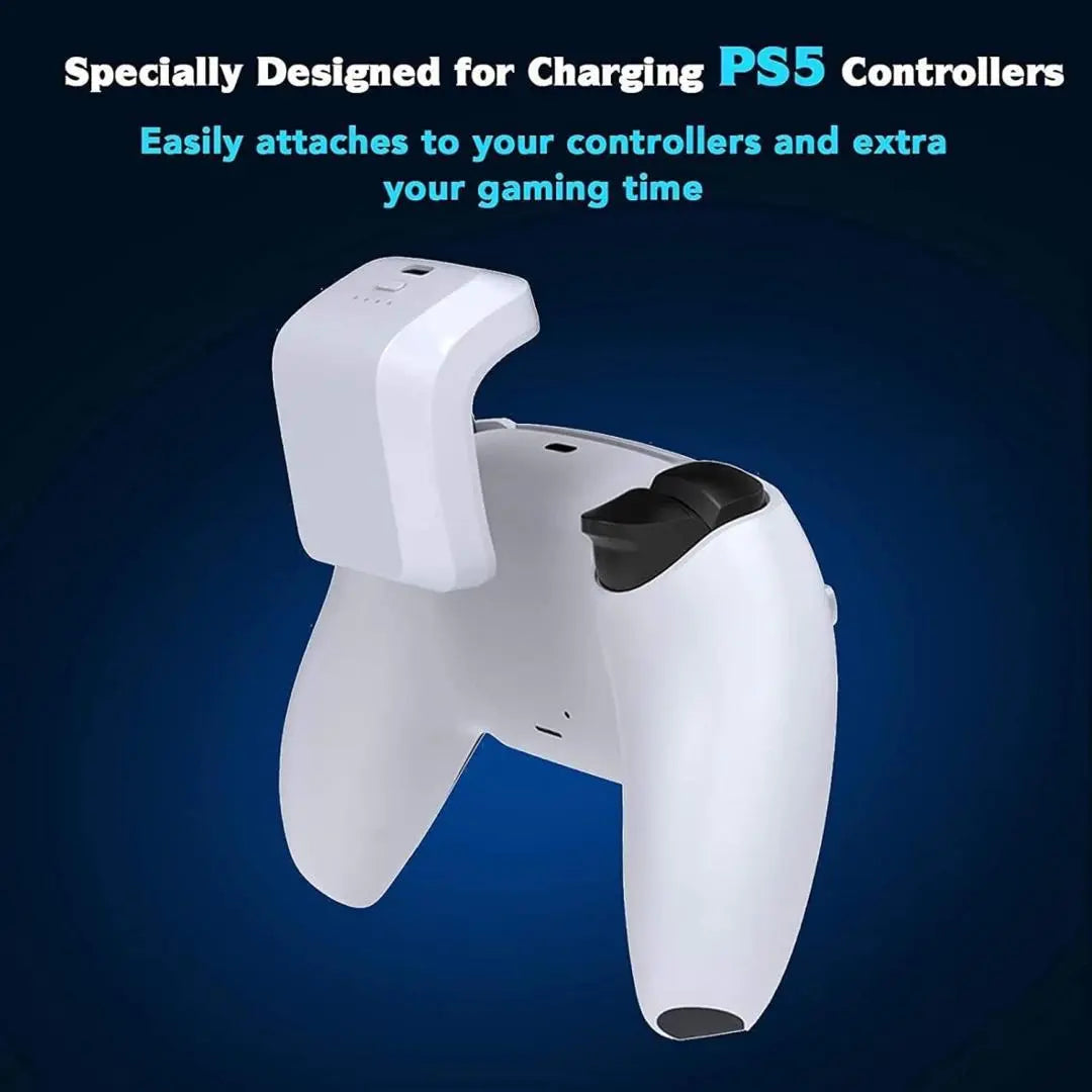 Rechargeable Battery Pack and Clip for PlayStation 5 Controller – Gaming Console Accessories