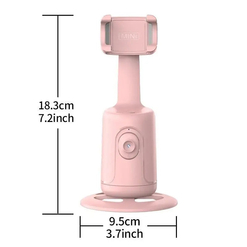 Auto Face Tracking Gimbal Stabilizer Tripod for Iphone, Phone Tripod Gimbal Stabilizer, Tripod Selfie, Phone Accessories, 360° Rotatable Handheld Video Recording Tool for Summer, Stocking Fillers Gift
