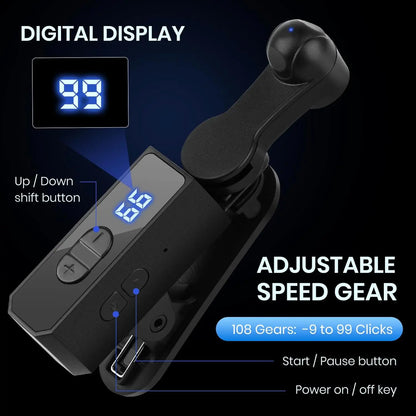 IMOLI Rechargeable Automatic Clicker - Efficient Screen Tap Simulator for Smartphones and Controllers | Smart Trigger for Shopping, Rewards, Live Broadcast Engagement, and Task Management