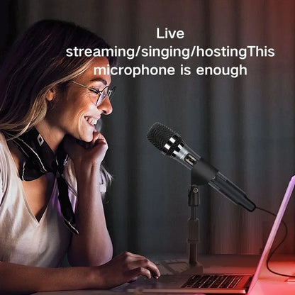 Professional Microphone and Content Creation Kit H20 | Comprehensive Podcast Equipment Bundle for Streaming, Karaoke, Gaming, and iPhone Use