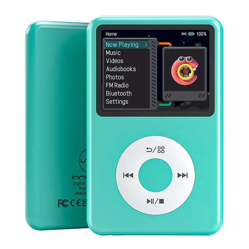 Innioasis Y1 Retro MP3 Player with Bluetooth - 2000s Digital Music & Video Player, 2.4" Display, Hi-Fi Sound, Portable Music Player for Daily Use