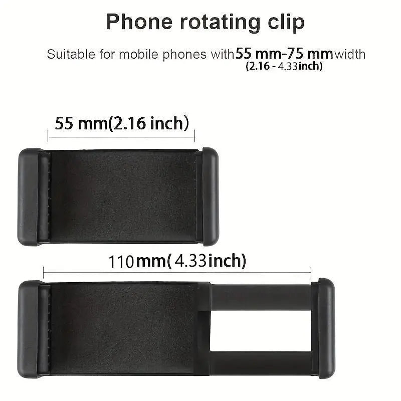 Adjustable Guitar Head Clamp, 360 ​​Degree Rotating Guitar Phone Holder, Portable Durable Creative & Efficient Music Accessory, Electric Guitar