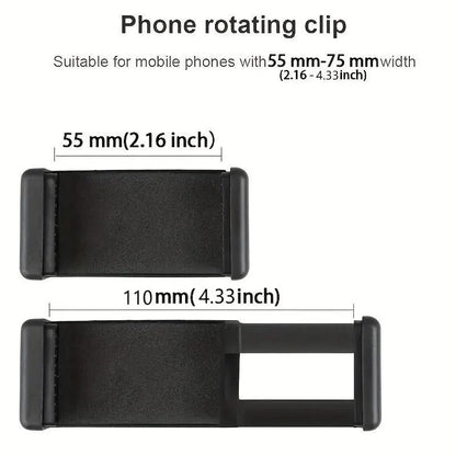 Adjustable Guitar Head Clamp, 360 ​​Degree Rotating Guitar Phone Holder, Portable Durable Creative & Efficient Music Accessory, Electric Guitar