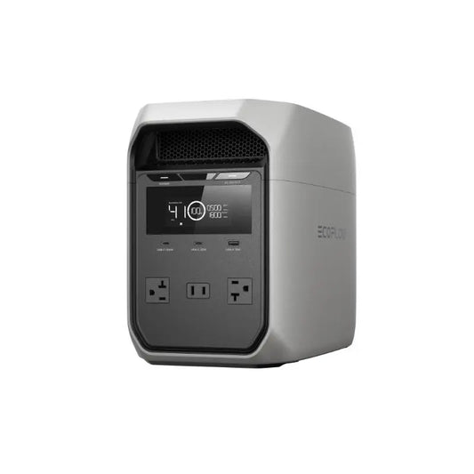 ECOFLOW DELTA 3 Classic, Lifepo4 Battery, Solar Generator, Fast Charging, Portable Power Station for Home Backup Power