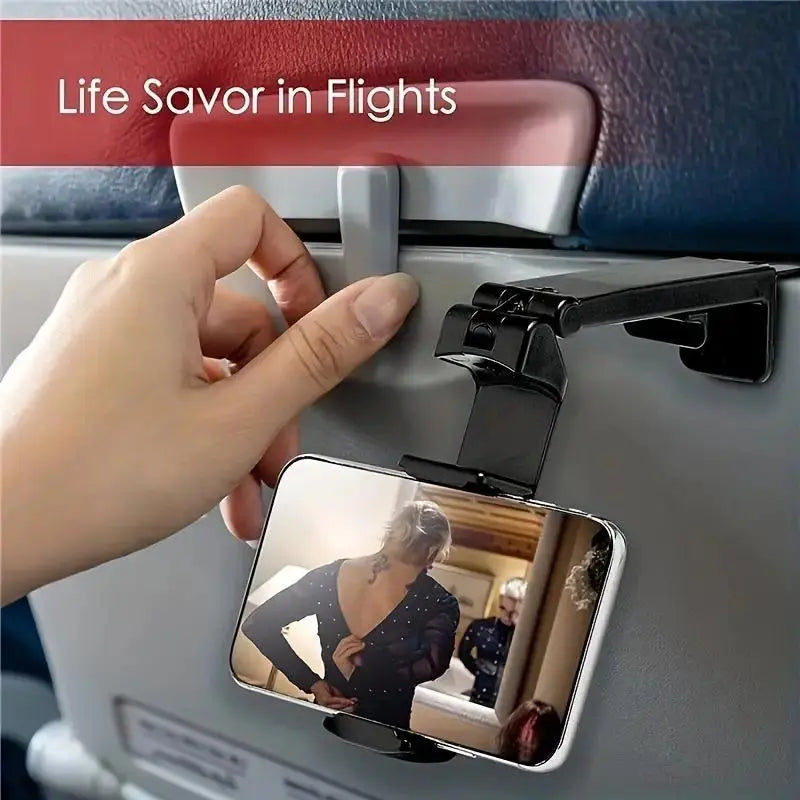 1 Count Universal 360-Degree Rotatable Multi-Angle Adjustable Phone Stand, Phone Holders, Cell Phone Swivel Mount, Phone Accessories for Flights, Travel and Business Trips #GLOBAL PICKS
