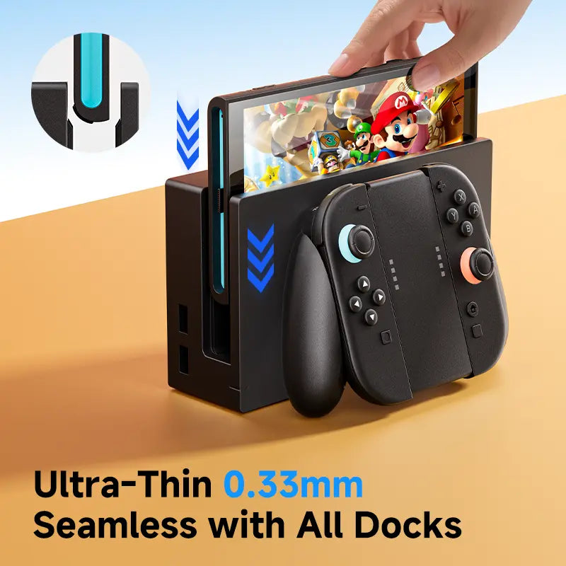 NEW - MAGIC JOHN Auto-Alignment Onetouch for Nintendo Switch 2 Screen Protector 7.9'' 2025 Tempered Glass, Accessories, 30 Seconds Installation, Bubble Free, Anti-Scratch, Touch Sensitive, Ultra-Clear