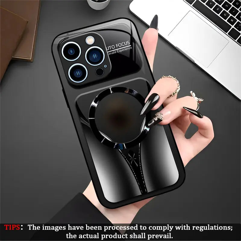 Aesthetic Magnetic Case for Iphone 17 16 15 14 13 12 11Pro Max, Compatible with Magsafe Slim Glossy Shockproof Protective Hard Back Cover, Unisex 995