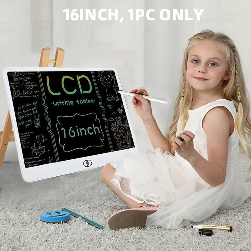 Large LCD Writing Tablet (11/13/16-Inch) - Erasable Electronic Drawing Board for Teens and Adults, Portable Sketchpad for Home, Office, and School, Ideal Digital Writing and Graphics Drawing Tablet, Perfect Back-to-School and Holiday Gift