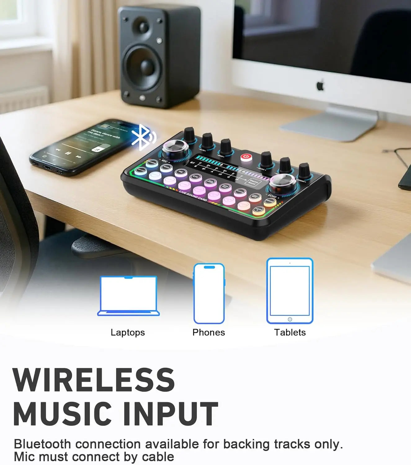 Safring 2026 Enhanced Podcast Equipment Bundle: Professional Audio Interface and Microphone Package for Gaming, Recording, Singing, and Streaming