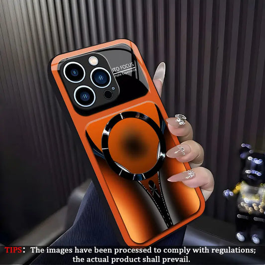 Aesthetic Magnetic Case for Iphone 17 16 15 14 13 12 11Pro Max, Compatible with Magsafe Slim Glossy Shockproof Protective Hard Back Cover, Unisex 995