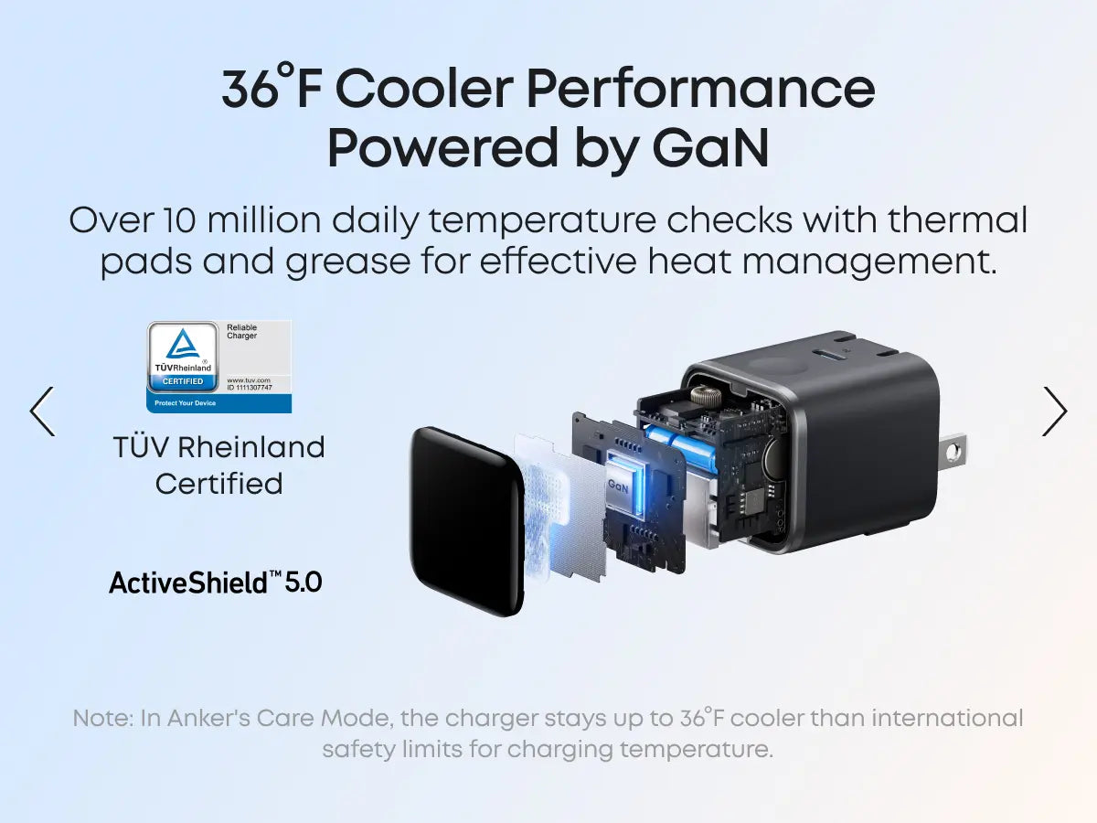 Anker 45W Fast Charging USB-C Charger with LED Display for iPhone 15/16/17 Series and MacBook - Compact and Safe Power Adapter for Apple Devices, Ideal for Father's Day Gifts
