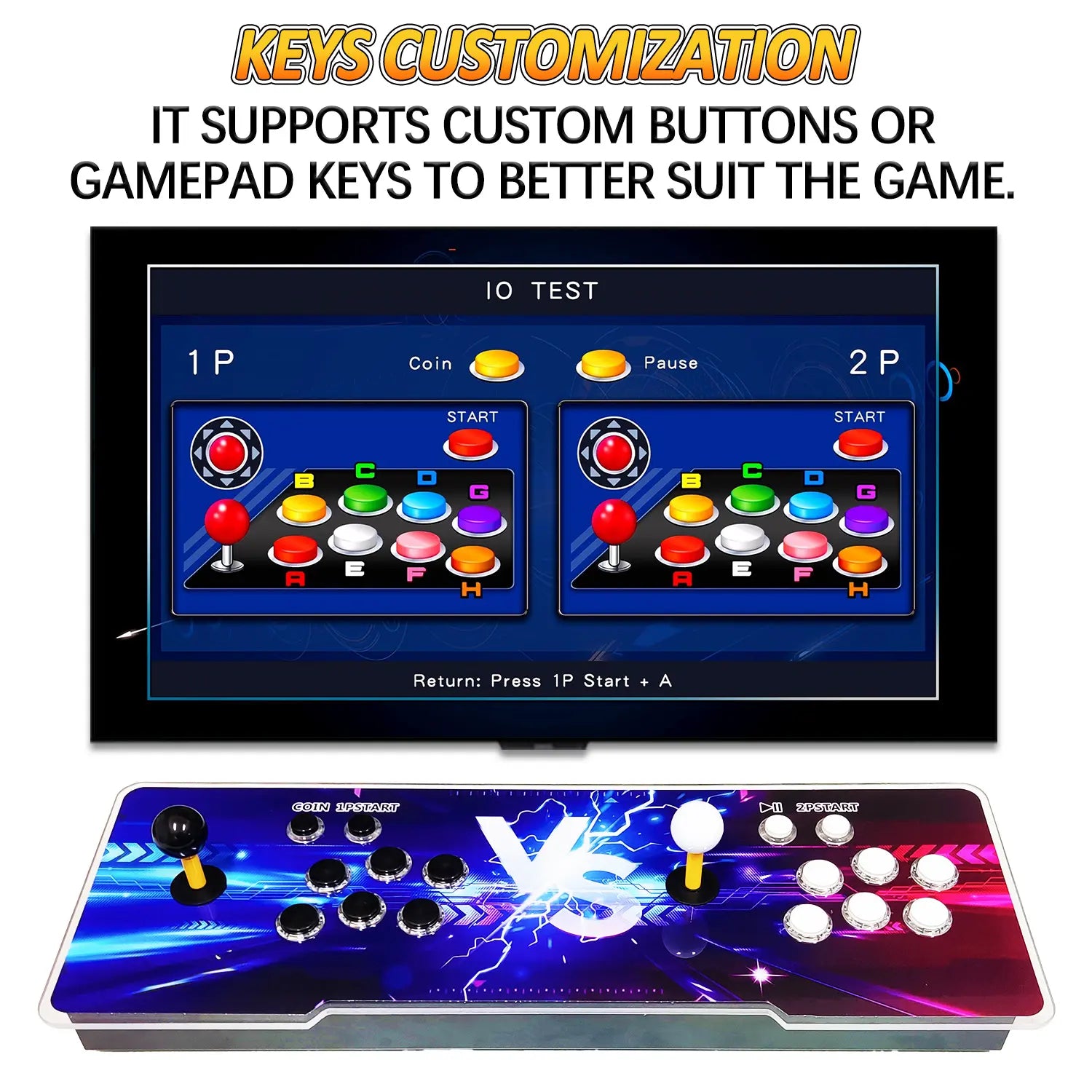 Pandora Box Retro Arcade Console - 29,800 Games, Dual HDMI Output for HD TV, Projector, and PC, 3D Game Support for 1 to 4 Players, Features Save, Pause, Favorites, and Game Management