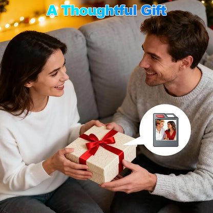 Phototag: Customizable E-Ink Tracker for Keys, Wallets, Luggage. Compatible with Apple Find My . Displays Photos and Emojis. up to 10 Months of Battery Life and IP65 Waterproof. Replaceable Battery.Personalized Gift.