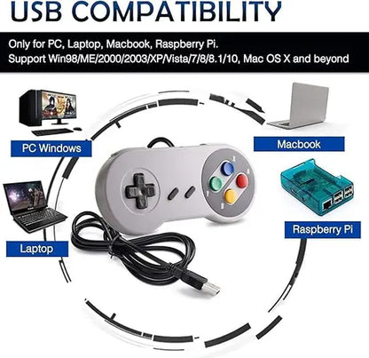 Retro Classic 620 Game Console with Dual Controllers and AV Connector - Ideal Gift for Easter and Birthdays
