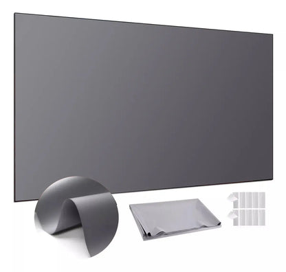 100-Inch 4K UHD Anti-Light Foldable Portable Projector Screen for Home Theater, Office, Classroom, and Outdoor Movie Projection - Optimal Clarity with Front View Design