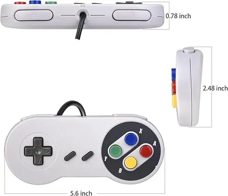 Retro Classic 620 Game Console with Dual Controllers and AV Connector - Ideal Gift for Easter and Birthdays