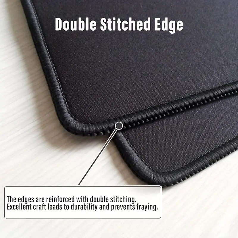 Line Pattern Cozy Gaming Mouse Pad, Large Size Mouse & Keyboard Mat with Stitched Edge, Non-Slip Desk Mat for Home Office, Non Slip Mousepad, Office Accessories