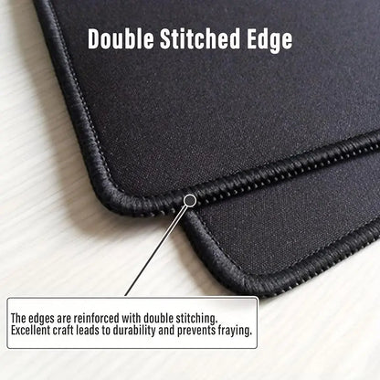 Line Pattern Cozy Gaming Mouse Pad, Large Size Mouse & Keyboard Mat with Stitched Edge, Non-Slip Desk Mat for Home Office, Non Slip Mousepad, Office Accessories