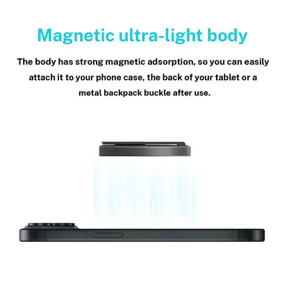 AI Voice Translator and Recorder with Real-Time Translation in 146+ Languages, Magnetic Phone Holder, and Support for Video and Voice Call Translation for Travel, Socializing, Lectures, Meetings, and Interviews