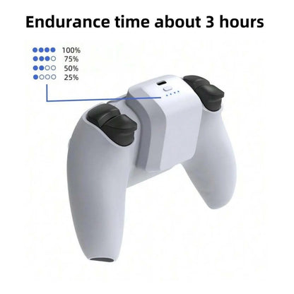 Rechargeable Battery Pack and Clip for PlayStation 5 Controller – Gaming Console Accessories