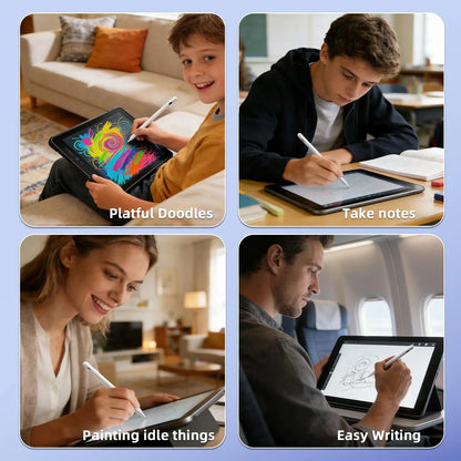 Stylus Pen for iPad (6th-11th Generation) - Active Pencil Compatible with 2018-2025 iPad Pro (11"/12.9"/M4), iPad Air (3/4/5/M2/M3/M4), and iPad Mini (5/6/7) - Ideal Father's Day Gift