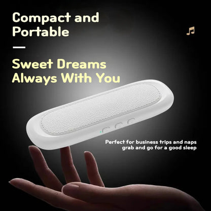 Bluetooth Under-Pillow Speakers with Bone Conduction Technology, 3D White Noise Generator, Volume Control, Sleep Timer, and Side Sleeper Compatibility